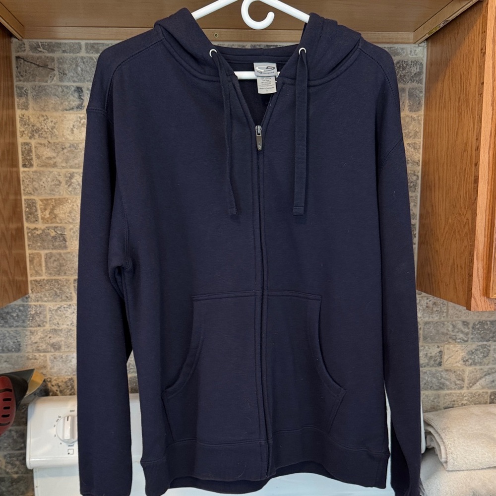 Champion Dark Blue Cotton Hoodie